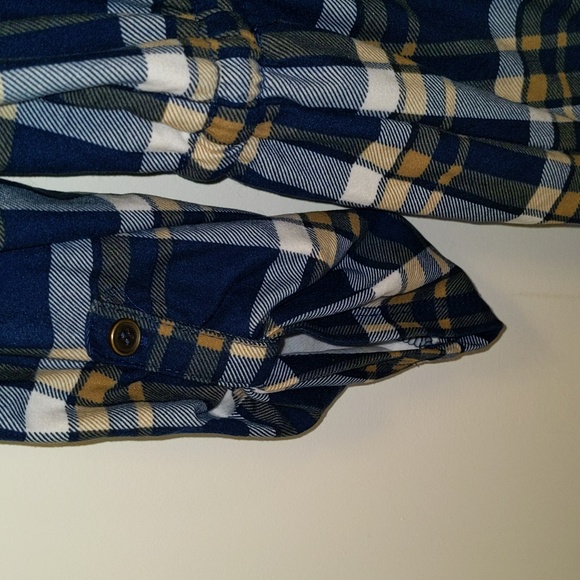 Bobbie Brooks Women's Size XL Plaid Print One Piece Lounge Dress Night Shirt - Picture 4 of 11